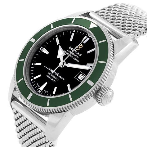 breitling superocean heritage 42 green bezel